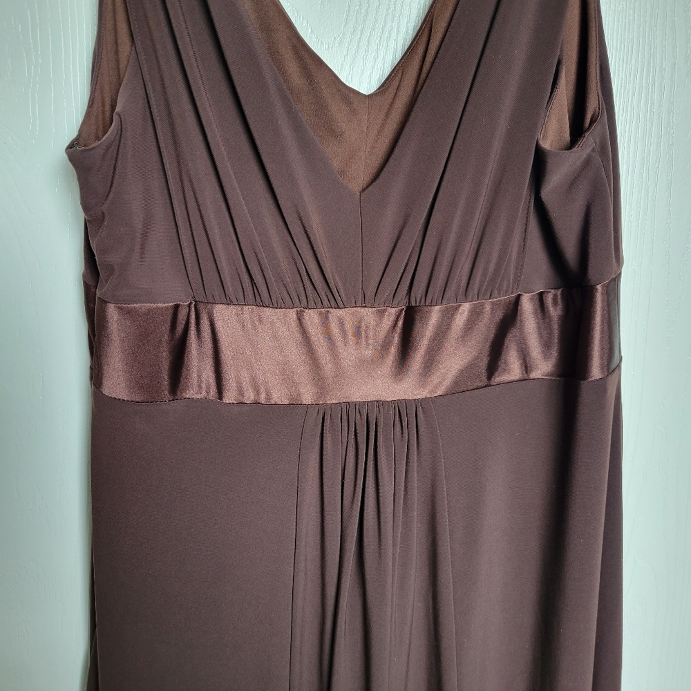 Jones Wear Brown Dress